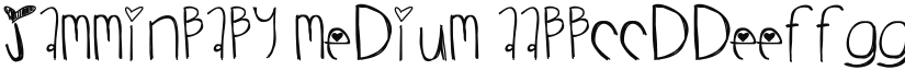 JamminBaby Medium font