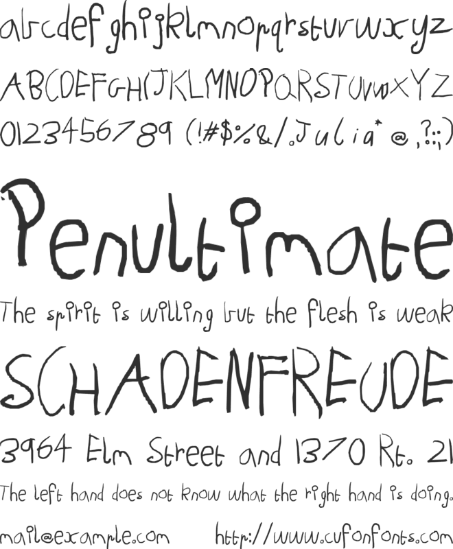 Still 6 but almost 7 font preview