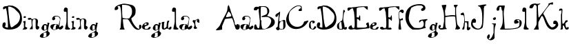 Dingaling Regular font