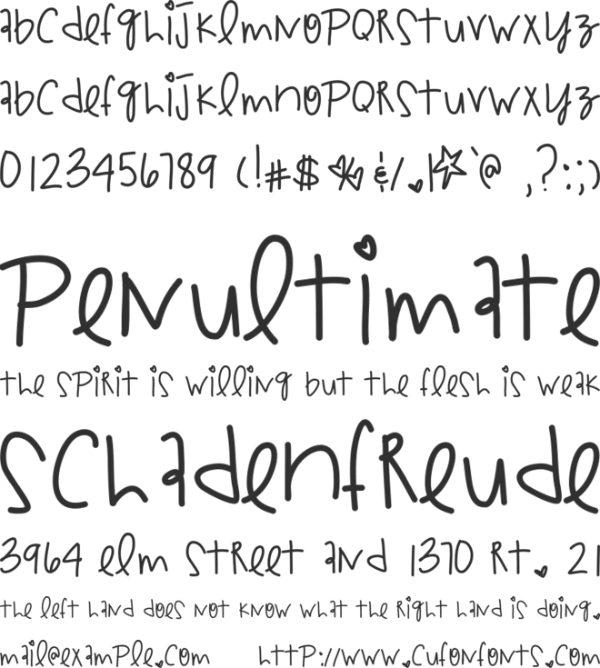 HyperPunchPink font preview