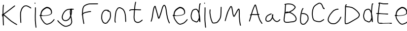 Krieg Font Medium font