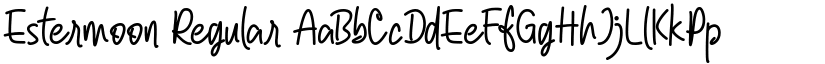 Estermoon Regular font