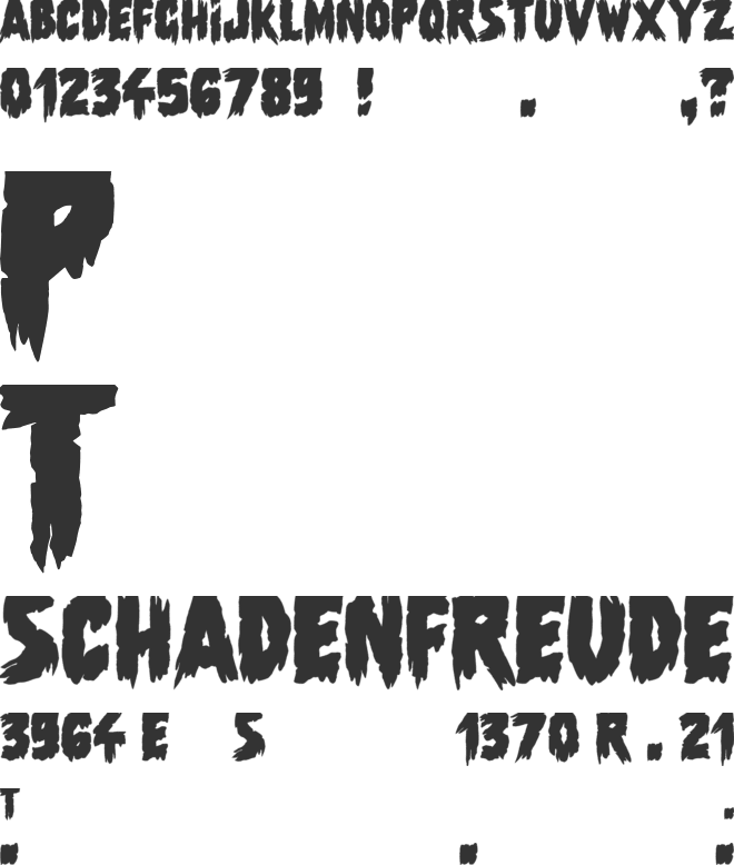 Night of the Deads font preview