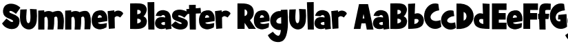 Summer Blaster Regular font