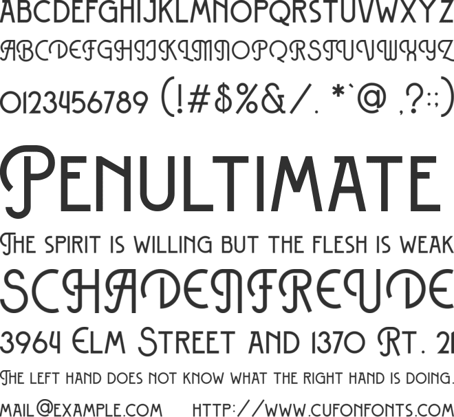 Bros Rover font preview