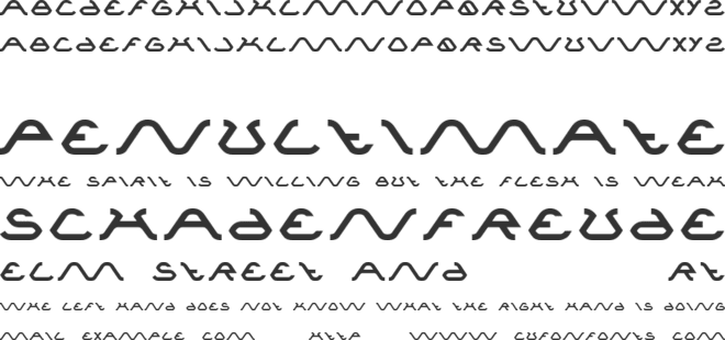 Arachnid Love font preview