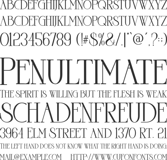 goord font preview