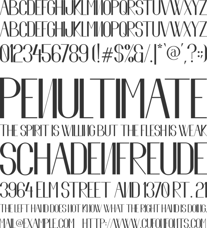 El Fonte font preview