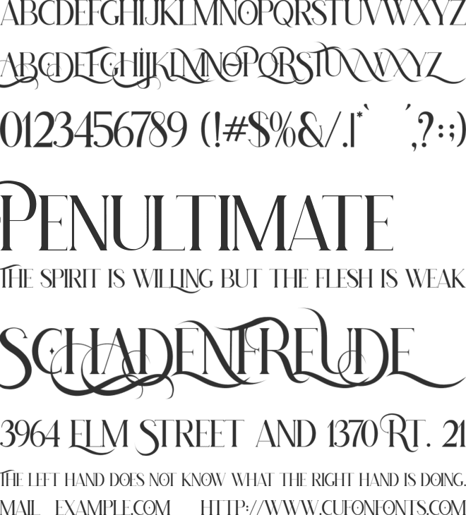 Hatolie font preview