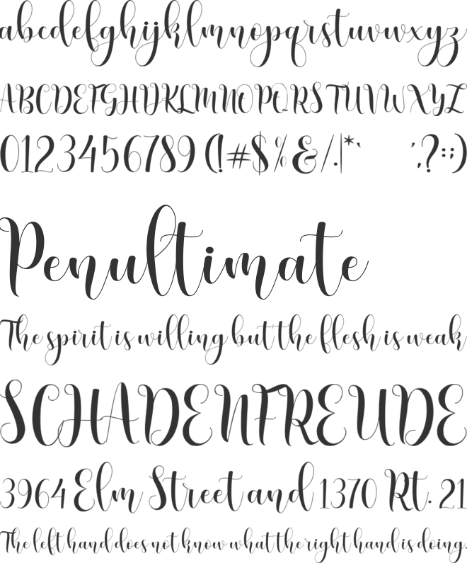 honney font preview