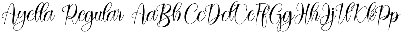 Ayella Regular font