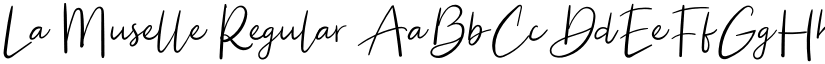 La Muselle Regular font