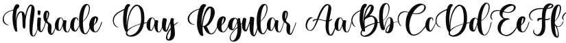 Miracle Day font download