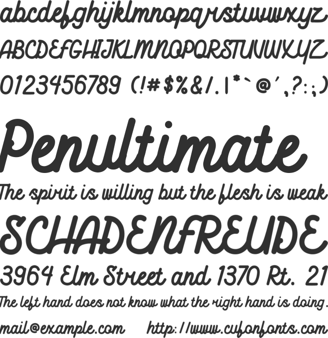 Hellodilo font preview