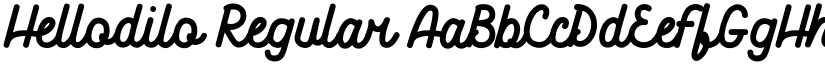 Hellodilo font download