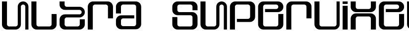 Ultra Supervixen font