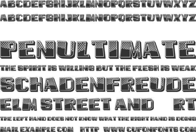 Begriff font preview