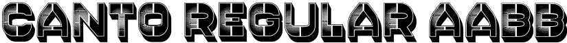 Canto Regular font