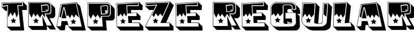 Trapeze Regular font