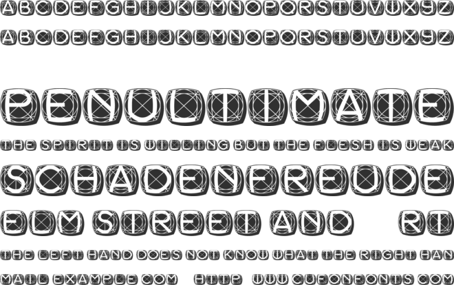 Galileo font preview