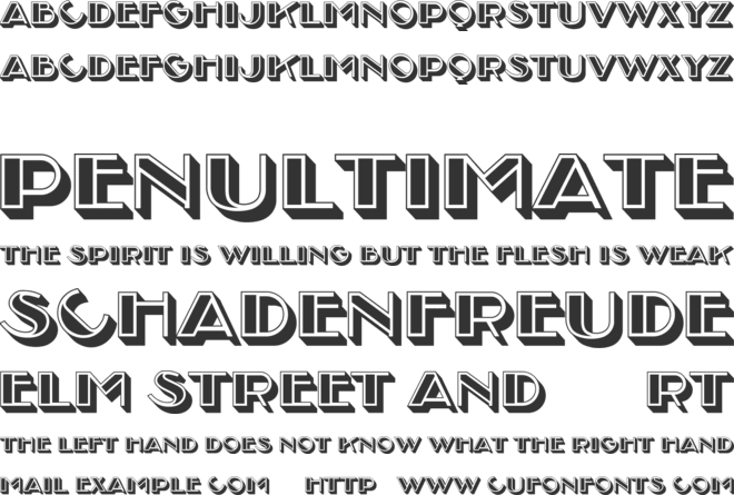 Arabeska font preview