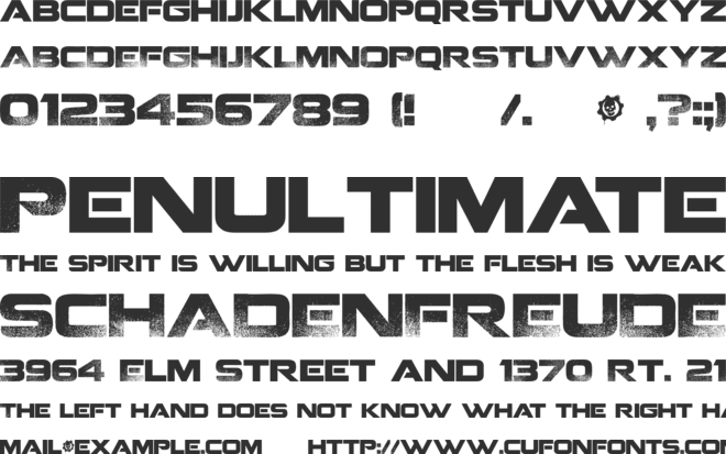 Coalition font preview