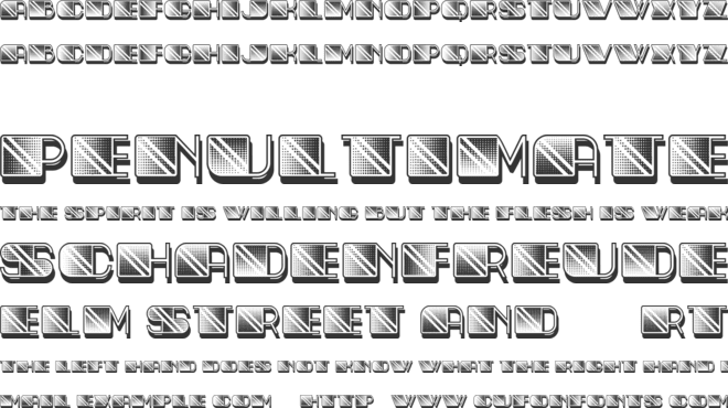 Calzino font preview