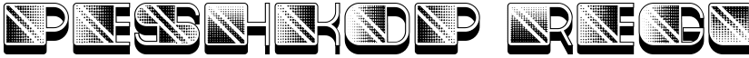 Peshkop Regular font