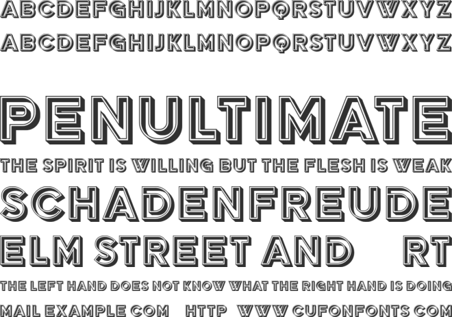 Baise font preview