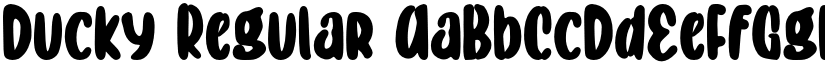 Ducky Regular font