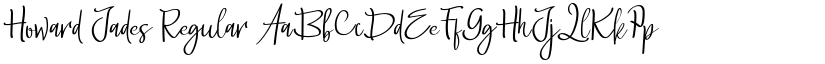 Howard Jades Regular font