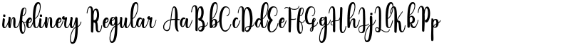 infelinery Regular font