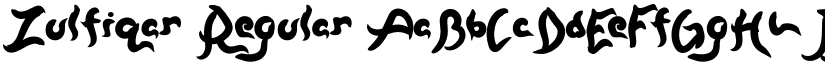 Zulfiqar Regular font