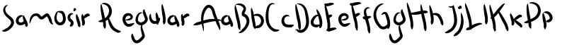 Samosir Regular font