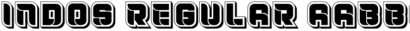 Indos Regular font