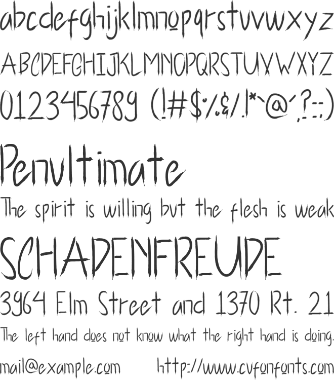 Kolt Vox font preview