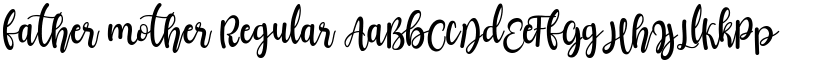 father mother Regular font