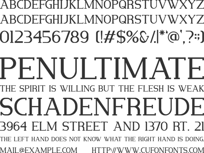 Marrowish font preview