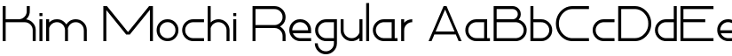 Kim Mochi Regular font