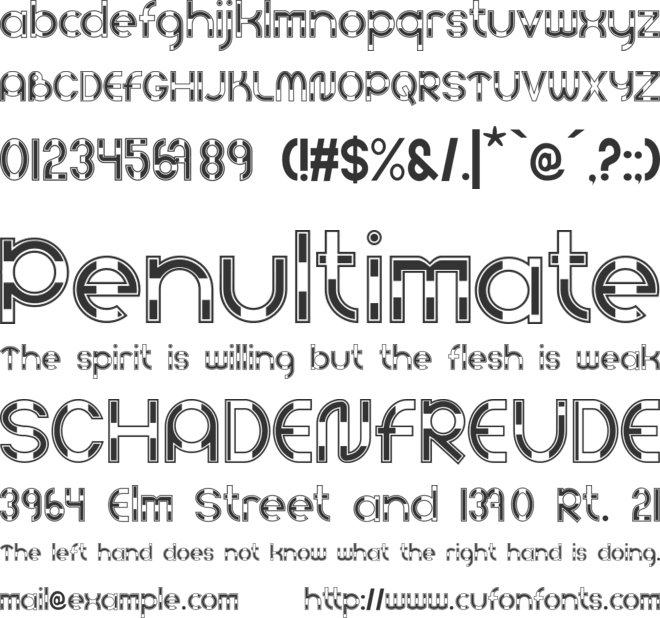 People 4.o font preview