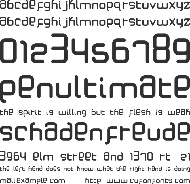 Total Millenial font preview