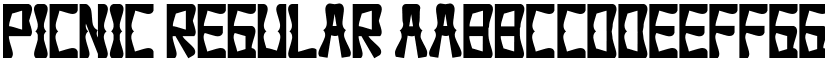 PICNIC Regular font