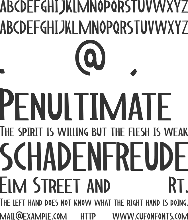 Catalina font preview