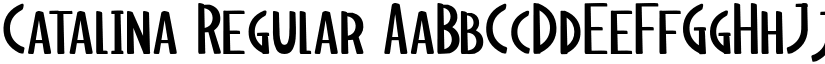 Catalina Regular font