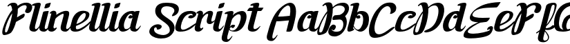 Flinellia Script font