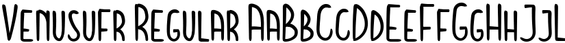Venusufr font download