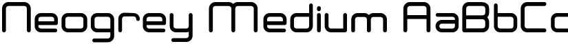Neogrey Medium font
