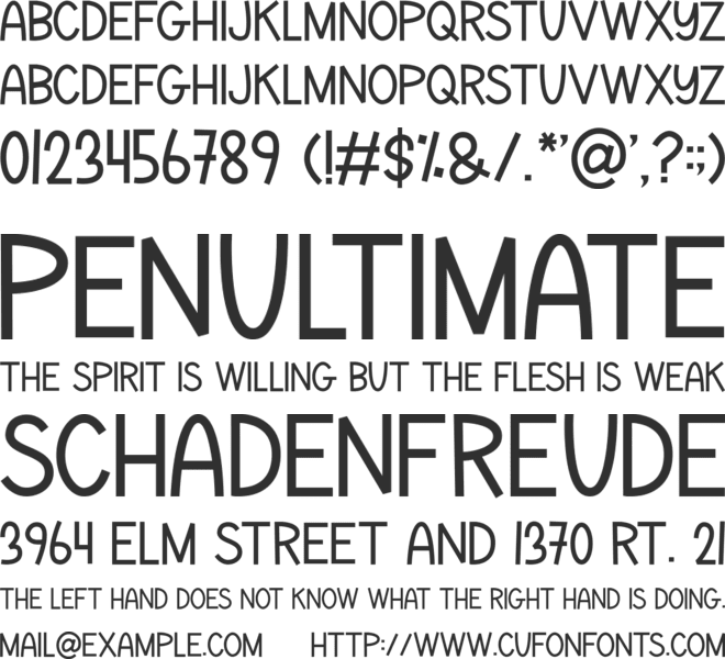 Purple Bougenville Duo font preview