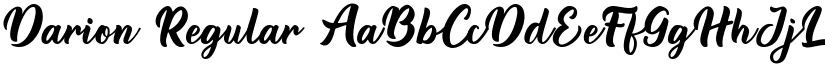 Darion Regular font