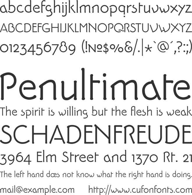 Style Liner font preview